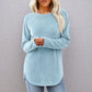 Casual losvallende top met ronde hals voor dames