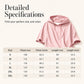 Casual gestreepte hoodie met capuchon voor dames, los model, 3/4-mouwen