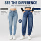 🔥 Favoriet bij Klanten 👖 Dames Hoge Taille Harem Denim Broek ✨ trendy losse pasvorm, comfortabele taille & unieke casual stijl