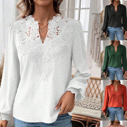 Elegante damesblouse met lange mouwen