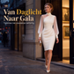Bodycon-jurk van mesh met col voor dames