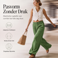 Ademhaling wijde zomerbroek voor dames
