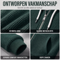 Heren hoodie met volledige rits en wafelstructuur