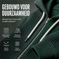 Heren hoodie met volledige rits en wafelstructuur