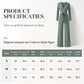 Jumpsuit met lange mouwen, V-hals en ceintuur voor dames
