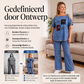 Off-shoulder top en wijde pijpenbroek voor dames