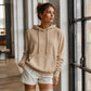 💥 Exclusieve Deal 👕 Dames Corduroy Hoodie met Zakken – Zachte Textuur, Warm Comfort & Trendy Casual Look ✨