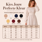 Dames maxi-jurk met strepen en elastische taille