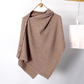 Stijlvolle poncho met knopen aan de zijkant voor dames