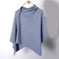 Stijlvolle poncho met knopen aan de zijkant voor dames