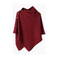 Stijlvolle poncho met knopen aan de zijkant voor dames