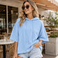 Hoodie voor dames met losse pasvorm en wijde mouwen – casual sweatshirt