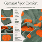 Casual gebreide damesblouse met V-hals en print