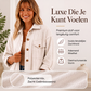 Dames getextureerd overhemd met lange mouwen en knopen