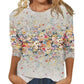 Damesmode: T-shirt met print en ronde hals