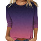Damesmode: T-shirt met print en ronde hals