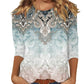 Damesmode: T-shirt met print en ronde hals