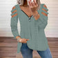 T-shirt met uitlopende schouders en rits voor dames