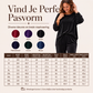 Fluwelen set voor dames: top met lange mouwen en wijde broek
