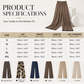 Damesbroek met luipaardprint en hoge taille
