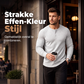 Heren Slim Fit Henley-shirt