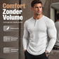 Heren Slim Fit Henley-shirt