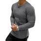 Heren Slim Fit Henley-shirt