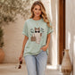 T-shirt met Ghost-print voor dames