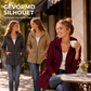Waterbestendige regenjas met capuchon voor dames