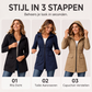 Waterbestendige regenjas met capuchon voor dames