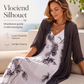 Dames Boho Bloemen Maxi Jurk & Omslagdoek Set