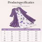 Dames Boho Bloemen Maxi Jurk & Omslagdoek Set