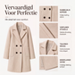 💎 Exclusieve Deal ✨ Dames Double-Breasted Wollen Jas – Elegante Uitstraling & Warme Comfortabele Pasvorm 🧥