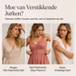 Zomerwijde jurk van kant met V-hals voor dames
