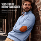 Casuale losvallende jacquard sweatshirt voor heren