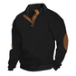 Casuale losvallende jacquard sweatshirt voor heren
