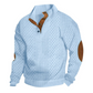 Casuale losvallende jacquard sweatshirt voor heren