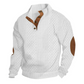 Casuale losvallende jacquard sweatshirt voor heren