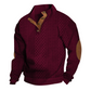 Casuale losvallende jacquard sweatshirt voor heren