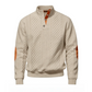 Casuale losvallende jacquard sweatshirt voor heren