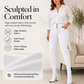 Stretch skinny broek met hoge taille voor dames