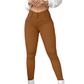 Stretch skinny broek met hoge taille voor dames