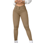 Stretch skinny broek met hoge taille voor dames