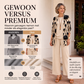 Elegante bedprintte 3-delige set voor dames