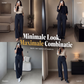 Casuele broek met hoge taille en rechte pijpen voor dames