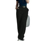 Casuele broek met hoge taille en rechte pijpen voor dames