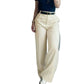 Casuele broek met hoge taille en rechte pijpen voor dames