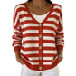 V-hals vest met knopen voor dames