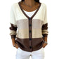 V-hals vest met knopen voor dames