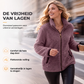Casuele damesvest met rits
